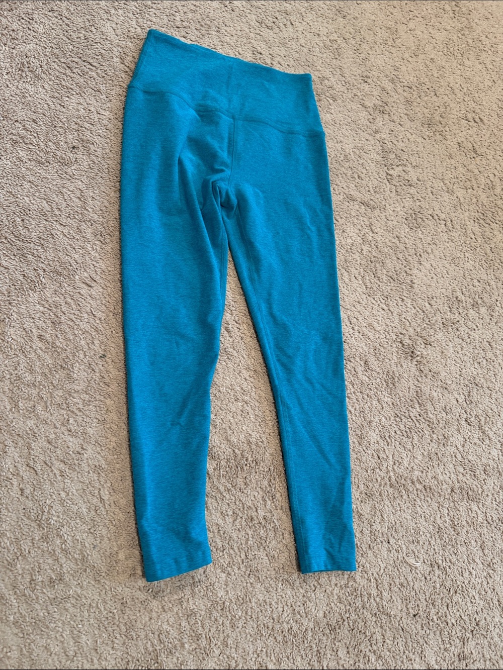 Beyond Yoga Teal High-Waist Leggings